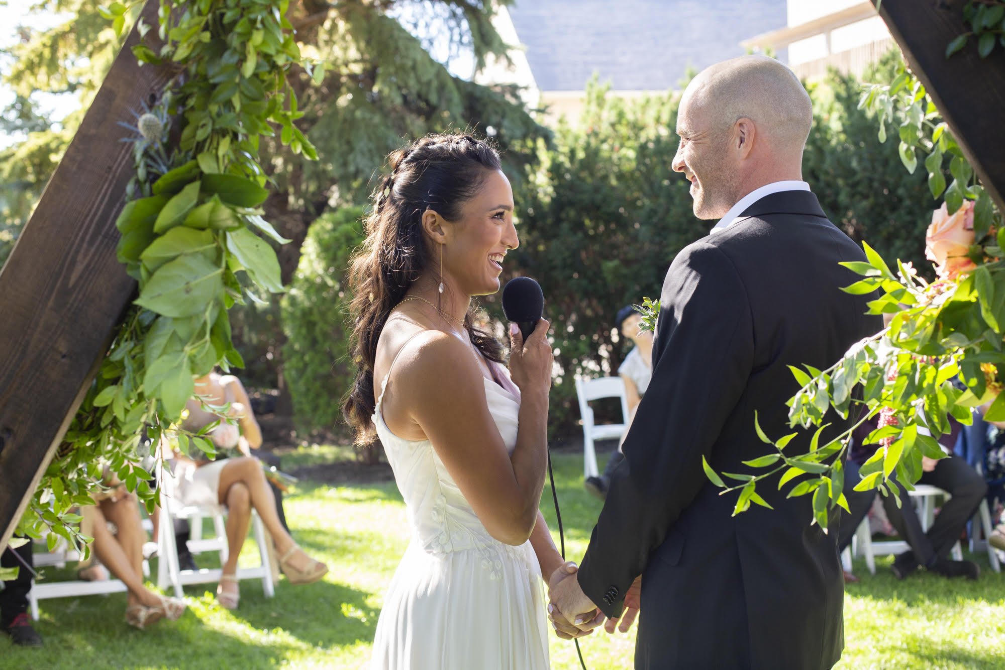 Jacob listens to Samantha's vows!