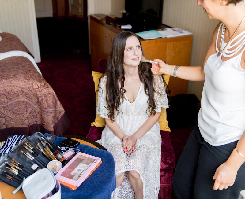 The beautiful bride in my chair!