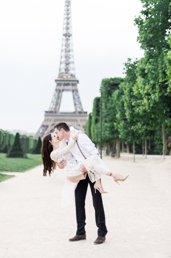 Love is real!! The City of Lights inspires lovers!