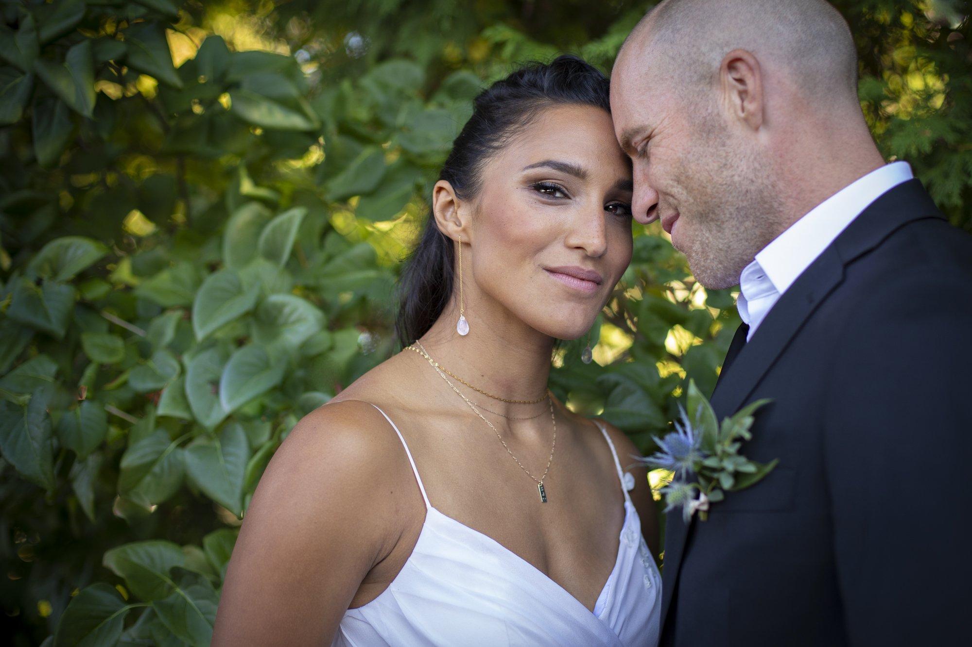 Samantha and Jacob on their wedding day.