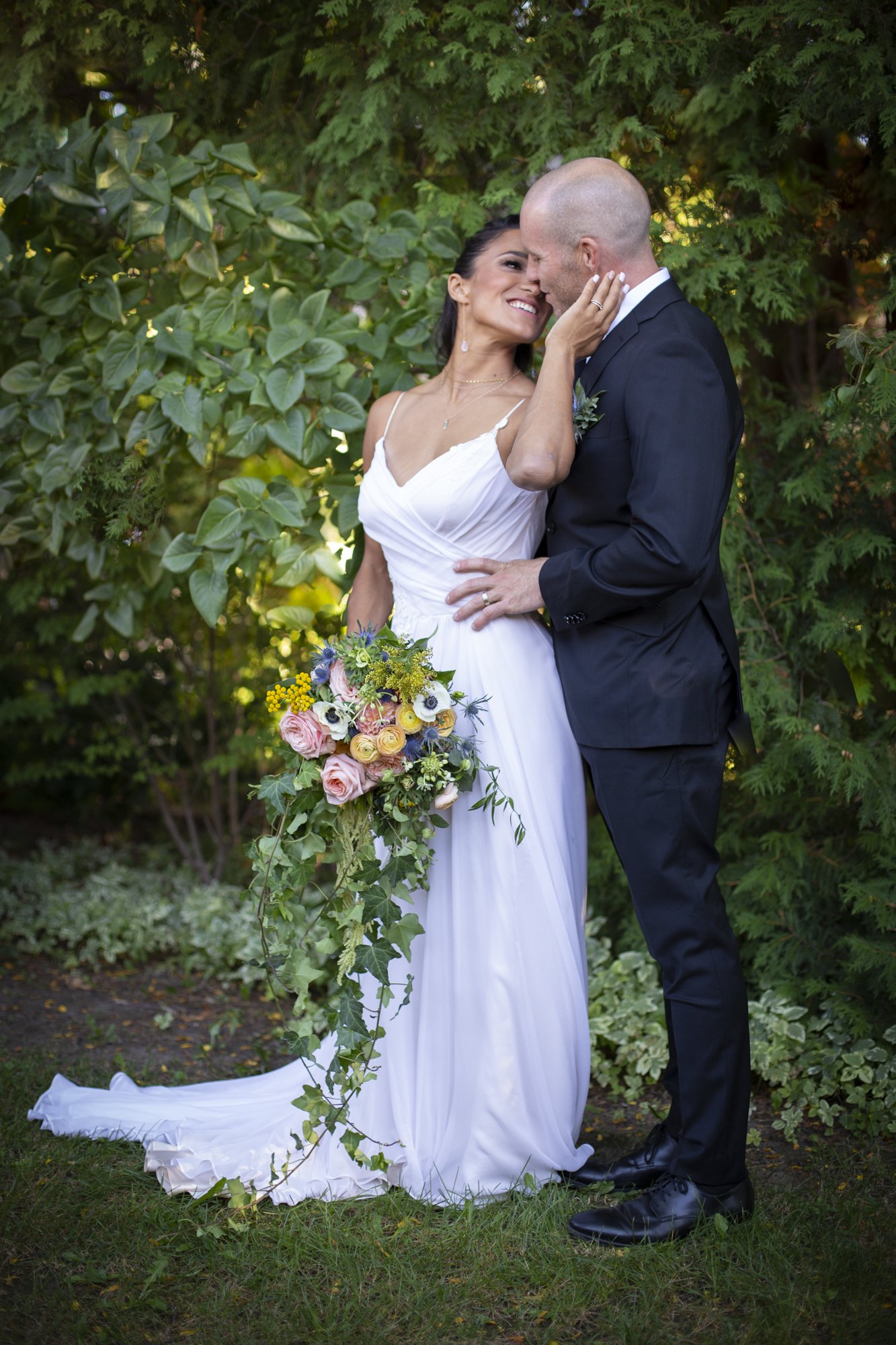 Samantha and Jacob on their wedding day.